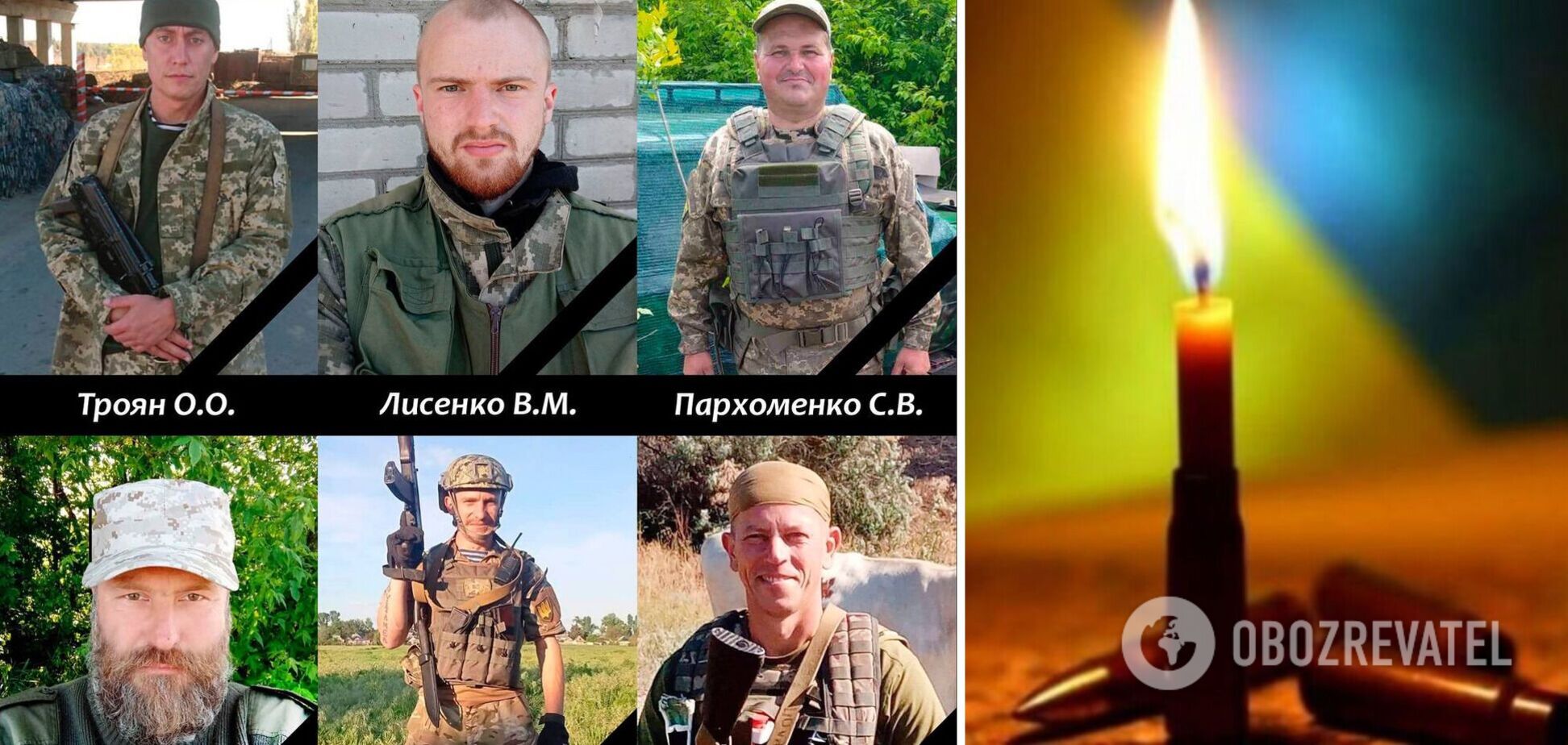 В боях на Донбассе погибли шесть воинов из Каменского: фото Героев