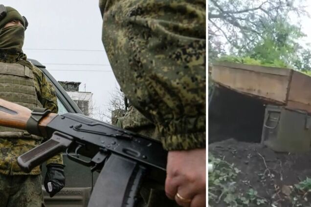 Російські окупанти для укріплення позицій використовують труни