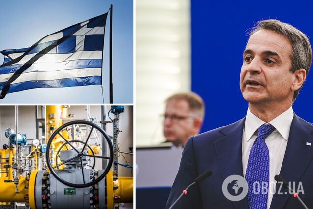 Міцотакіс заявив, що Греція готова до припинення постачання газу з РФ