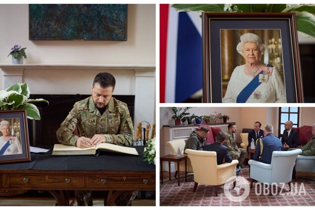 'Залишиться в історії людства': Зеленський вшанував пам’ять королеви Єлизавети II. Фото і відео