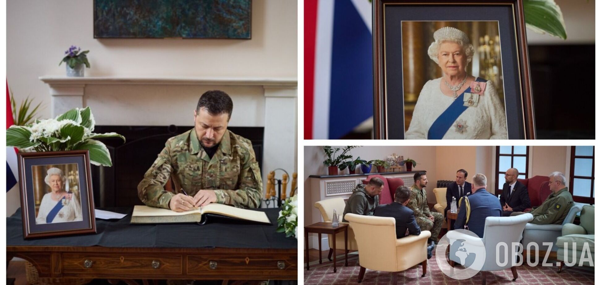 'Останется в истории человечества': Зеленский почтил память королевы Елизаветы II. Фото и видео