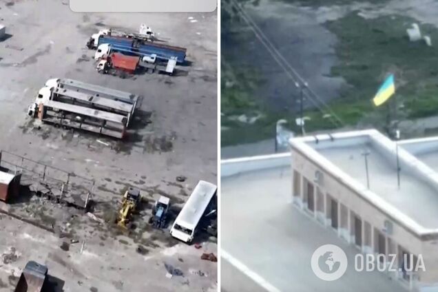 Український прапор і понівечені авто: який вигляд має звільнена від окупантів Балаклія на Харківщині. Відео з висоти