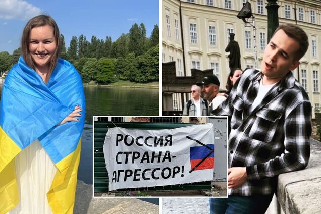 З'явилося повне відео з росіянином у Празі, який захоплювався українцями і казав: 'Слава Україні!'. Що з ним не так