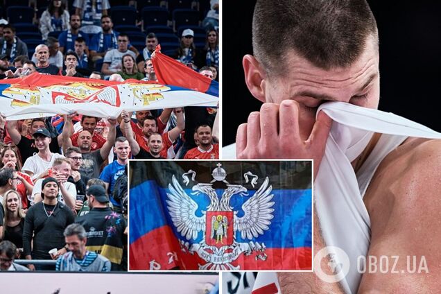 С тряпкой 'ДНР': друзей России быстро наказали за поддержку оккупации Украины и скандальные флаги на Евробаскете-2022
