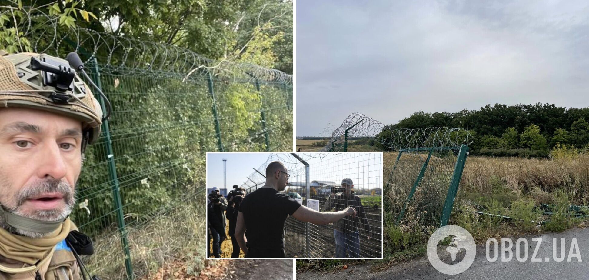 'Стена Яценюка существует': украинские военные показали изгородь на границе с РФ за 1,3 млрд гривен. Фото