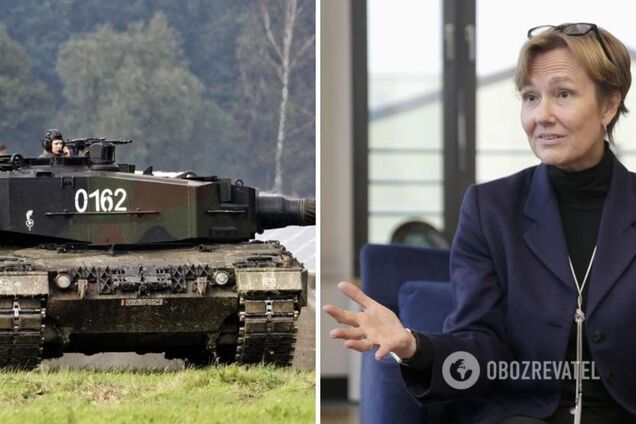 'Мы видим картинки с полигона': посол Германии рассказала, когда 'серьезное количество' танков будет доставлено в Украину