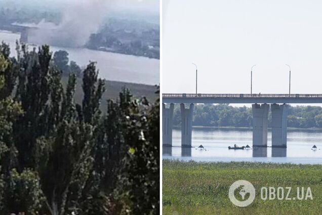 В оккупированном Херсоне снова 'бавовна': есть попадание в район Антоновского моста. Фото