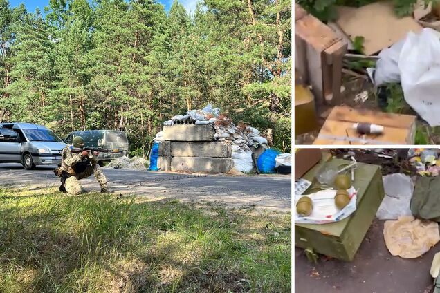 Прикордонники показали позиції окупантів біля Святогірська