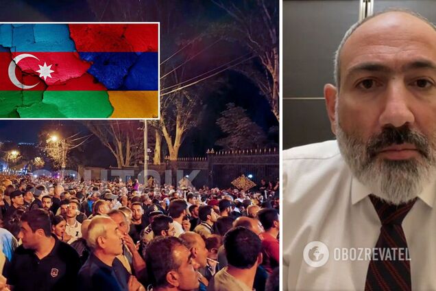 В Єревані почалися протести через можливе підписання 'мирного договору' Вірменії з Азербайджаном. Відео