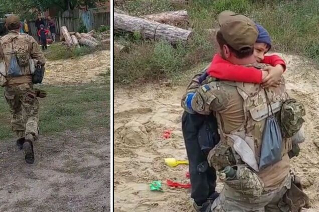 У звільненому Ізюмі український воїн зустрівся з сином