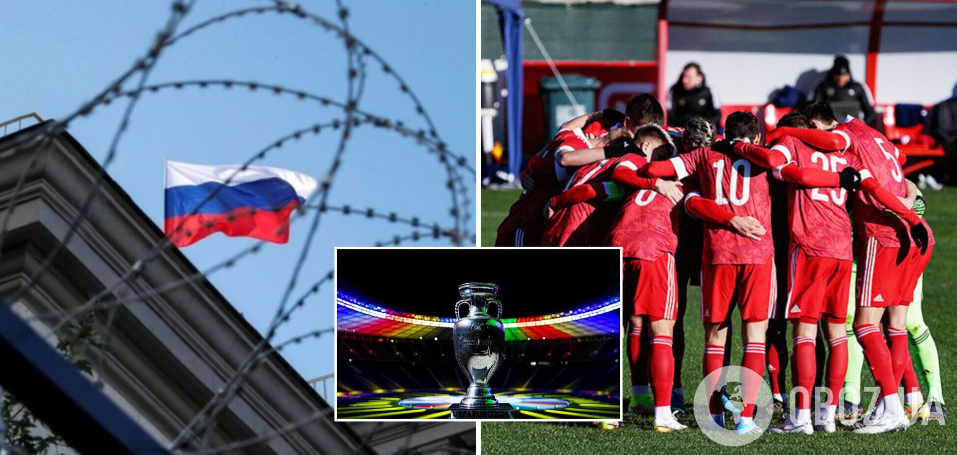 УЕФА официально подтвердил отстранение России от отбора Евро-2024. Беларусь не наказали