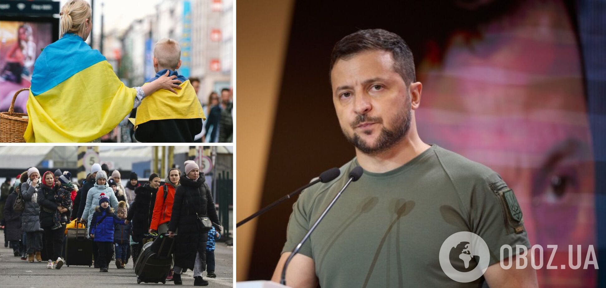 Зеленський вірить, що всі українські біженці повернуться додому