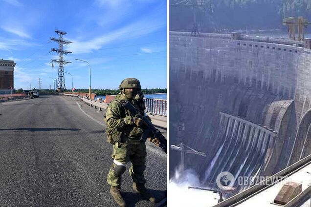 Оккупанты совершили провокацию на Каховской ГЭС