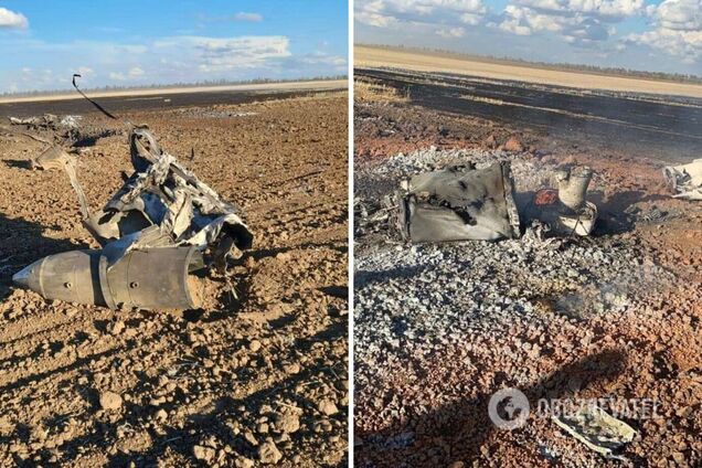 Российские каналы показали обломки упавшей в Ставропольском крае ракеты