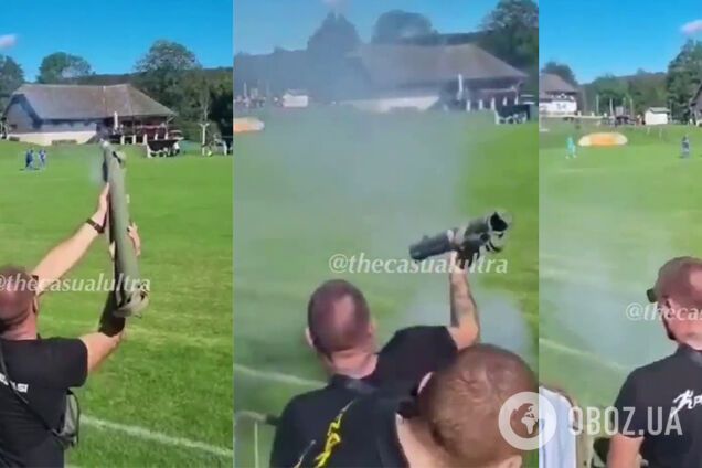 По футболистам на матче в Хорватии выстрелили из противотанкового гранатомета. Видео