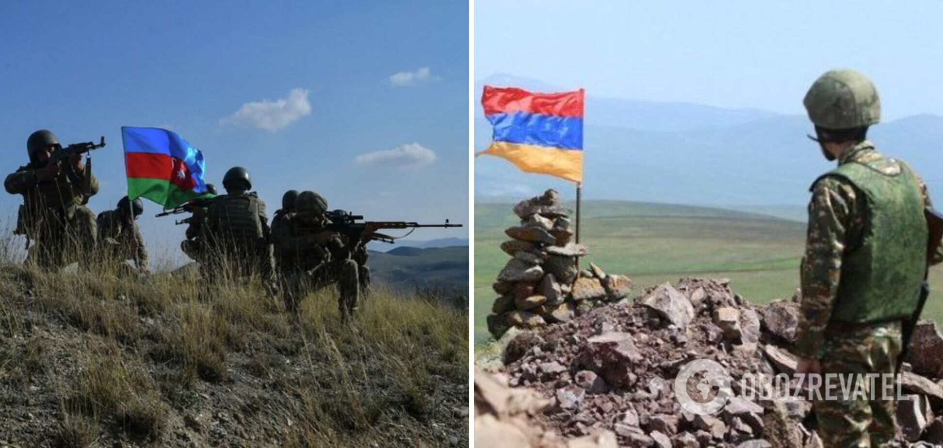 Армия Азербайджана продвинулась на 7,5 км вглубь Армении, обе стороны сообщают о потерях