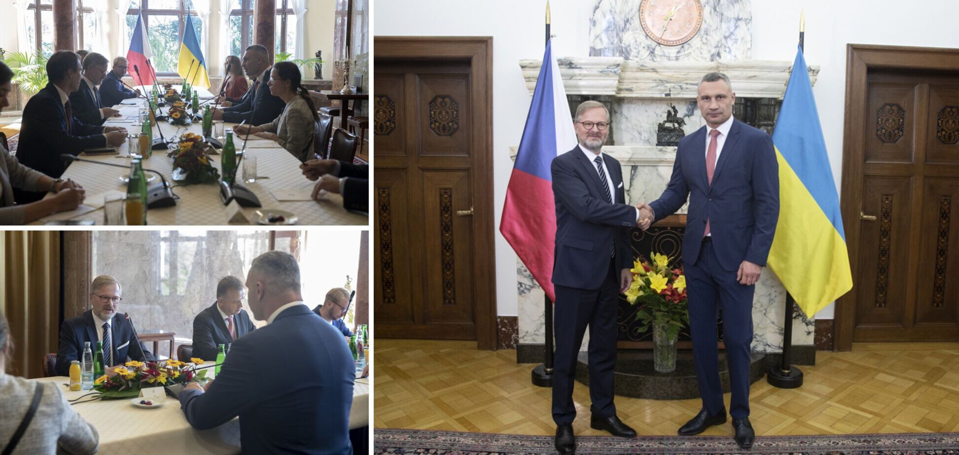 Кличко о встрече с премьером Чешской Республики: помощь продолжится, потому что в Праге знают планы Путина