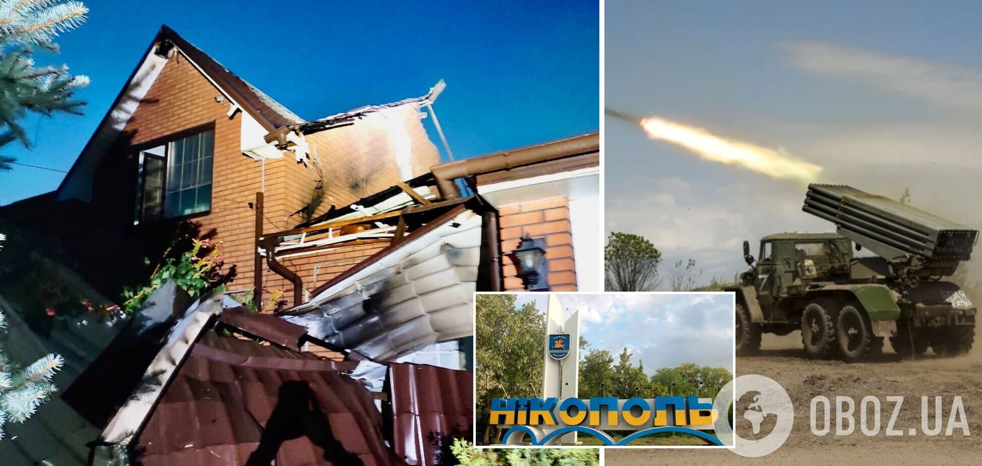 Окупанти влаштували масований обстріл Нікополя, пошкоджено багатоповерхівки і дитсадок: є поранена. Фото