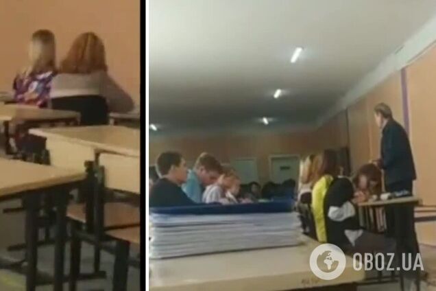 В оккупированном Мариуполе дети вынуждены учиться в коридорах: пропагандисты РФ говорят об 'улучшениях'. Видео