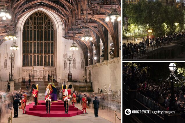 Желающие попрощаться с королевой Елизаветой II ждут по 14 часов: британцев призвали не становиться в 8-километровую очередь