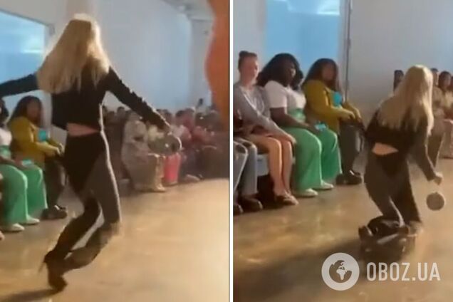 Модель двічі за один показ впала на подіумі в Нью-Йорку. Момент потрапив на відео