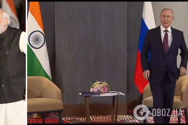 Путина снова унизили, заставив ждать президента Индии: хозяин Кремля притворился стендапером. Видео
