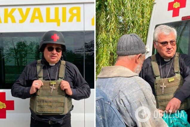 Кардинал Ватикана попал под обстрел на Запорожье