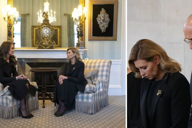 Зеленська та Шмигаль вшанували пам'ять Єлизавети II у Вестмінстер-холі, з першою леді зустрілася Кейт Міддлтон