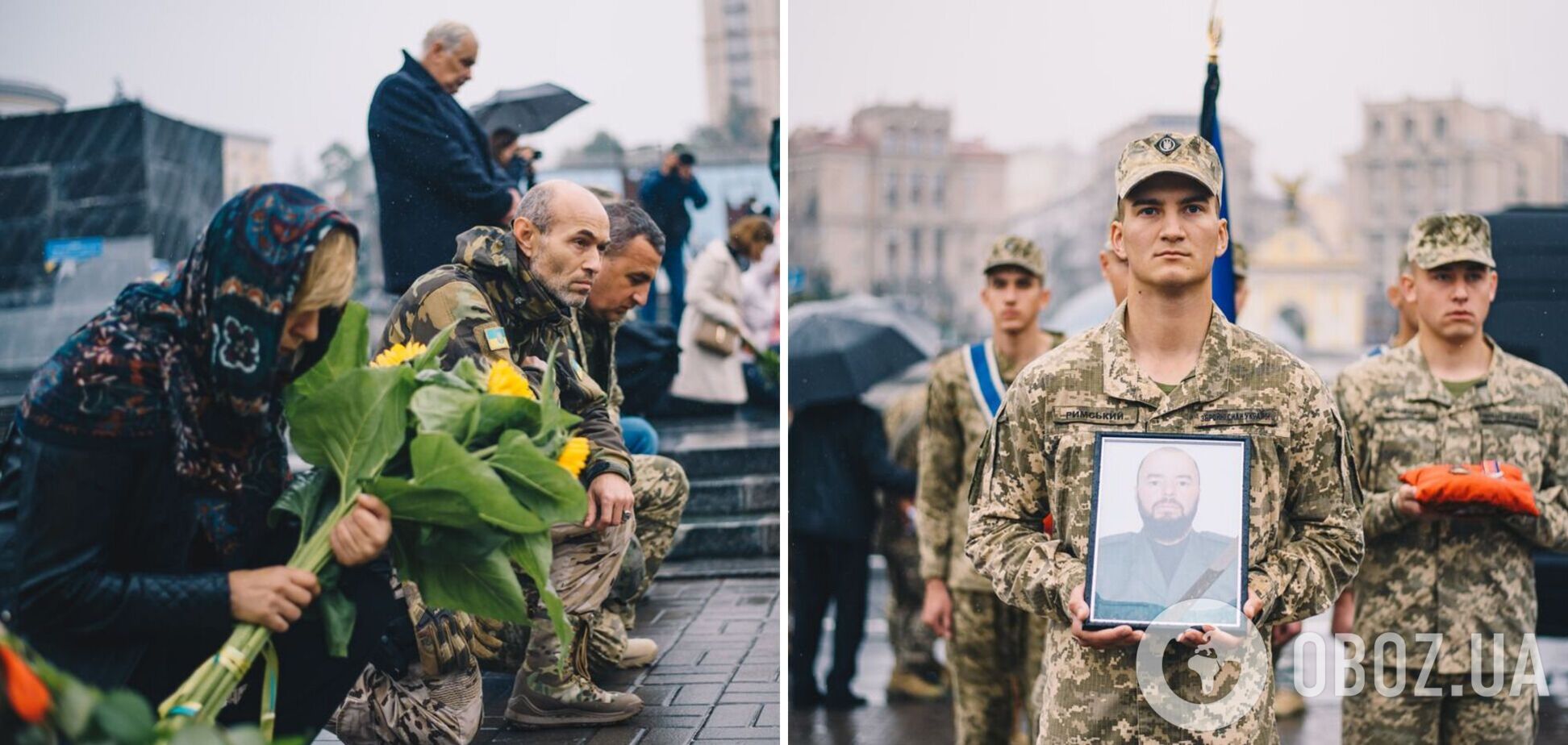 У Києві попрощалися із захисником Романом 'Яшкою' Косенком, який ще у березні загинув в Ізюмі. Фото