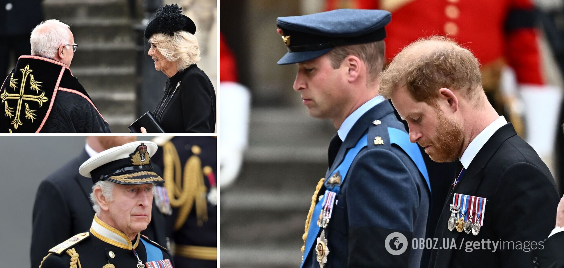 Чарльз ІІІ, Уильям, Гарри и другие члены королевской семьи приехали на панихиду по Елизавете II, принца Луи не взяли