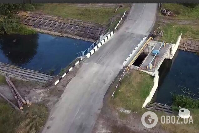 Мост был взорван оккупантами при бегстве от подразделений ВСУ