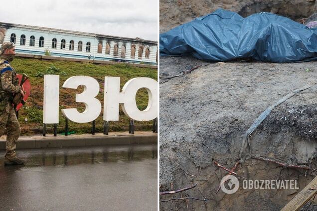 В Ізюмі вже ексгумували 146 тіл загиблих: у жертв загарбників зв'язані руки, сліди тортур і поранень