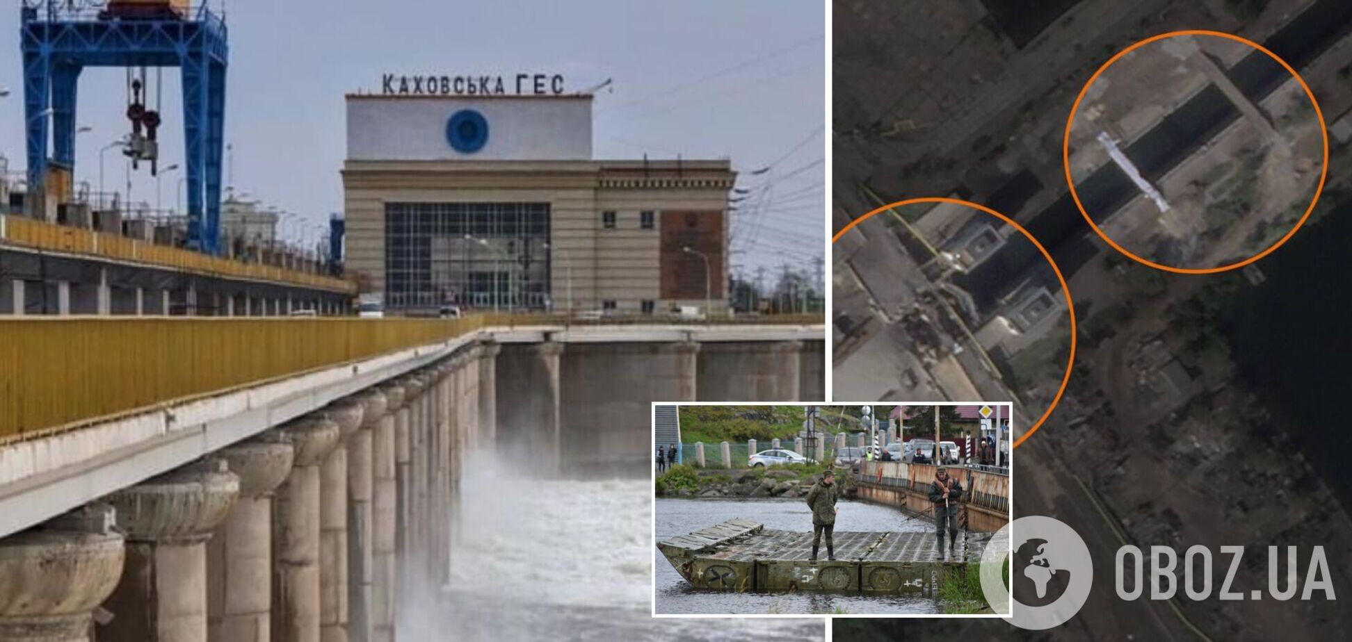 Окупанти будують переправи через річку