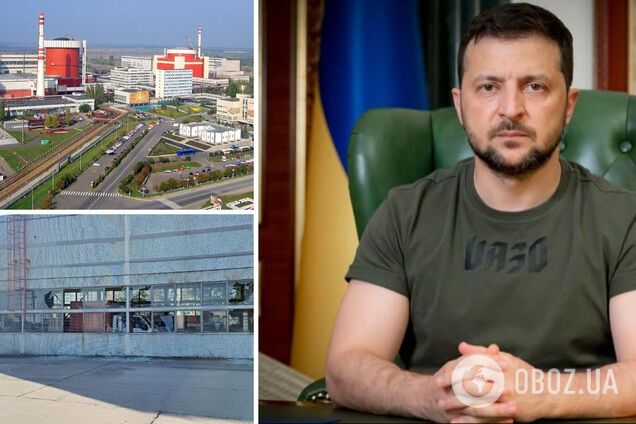 Зеленський прокоментував удар ворога по Південноукраїнській АЕС