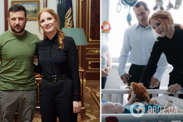 Голливудская актриса Джессика Честейн: поездка в Украину изменила мою жизнь, я 'отходила' несколько недель