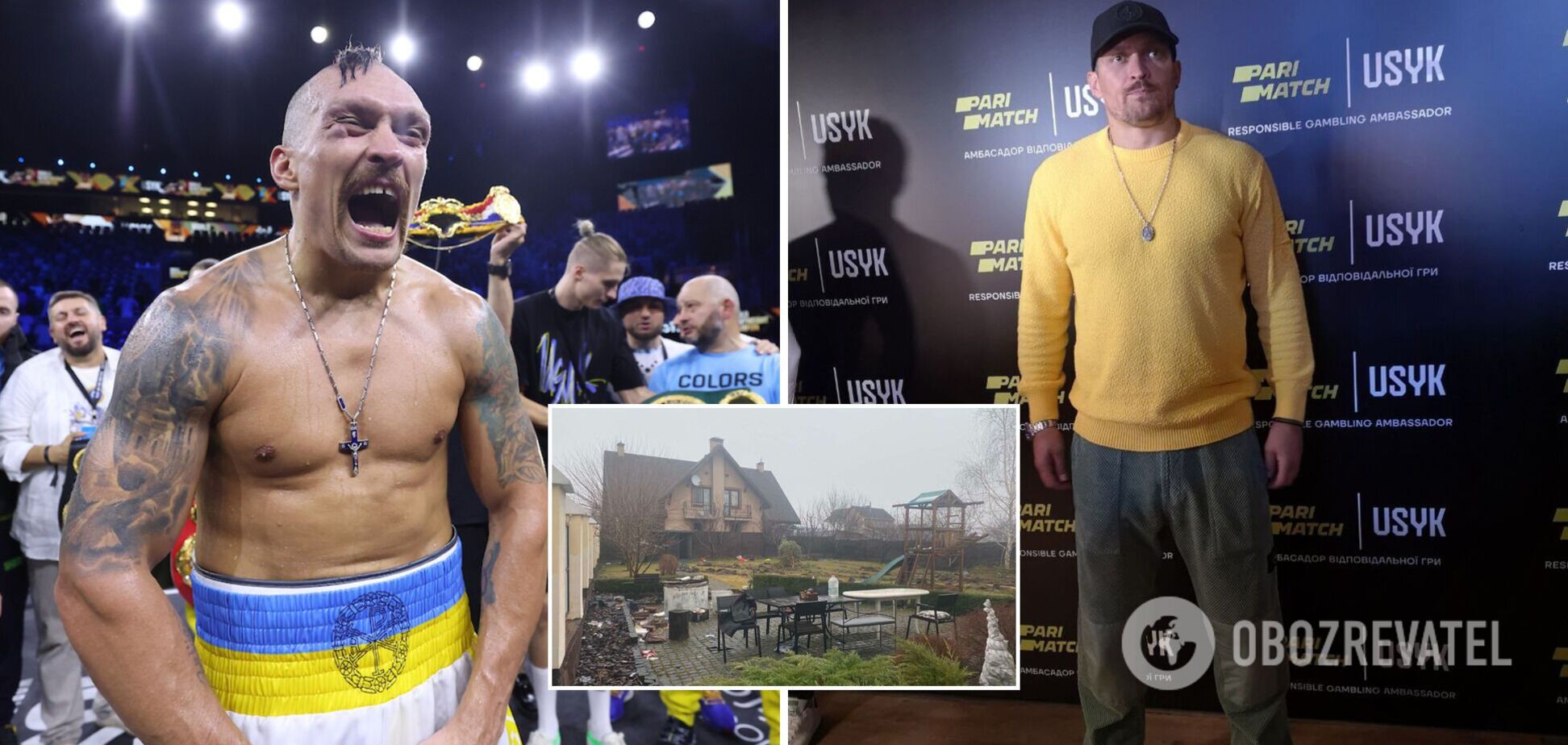 'Написали V и Z. Так я и не замазывал...' Усик со смехом рассказал, что сейчас с его домом, где жили оккупанты