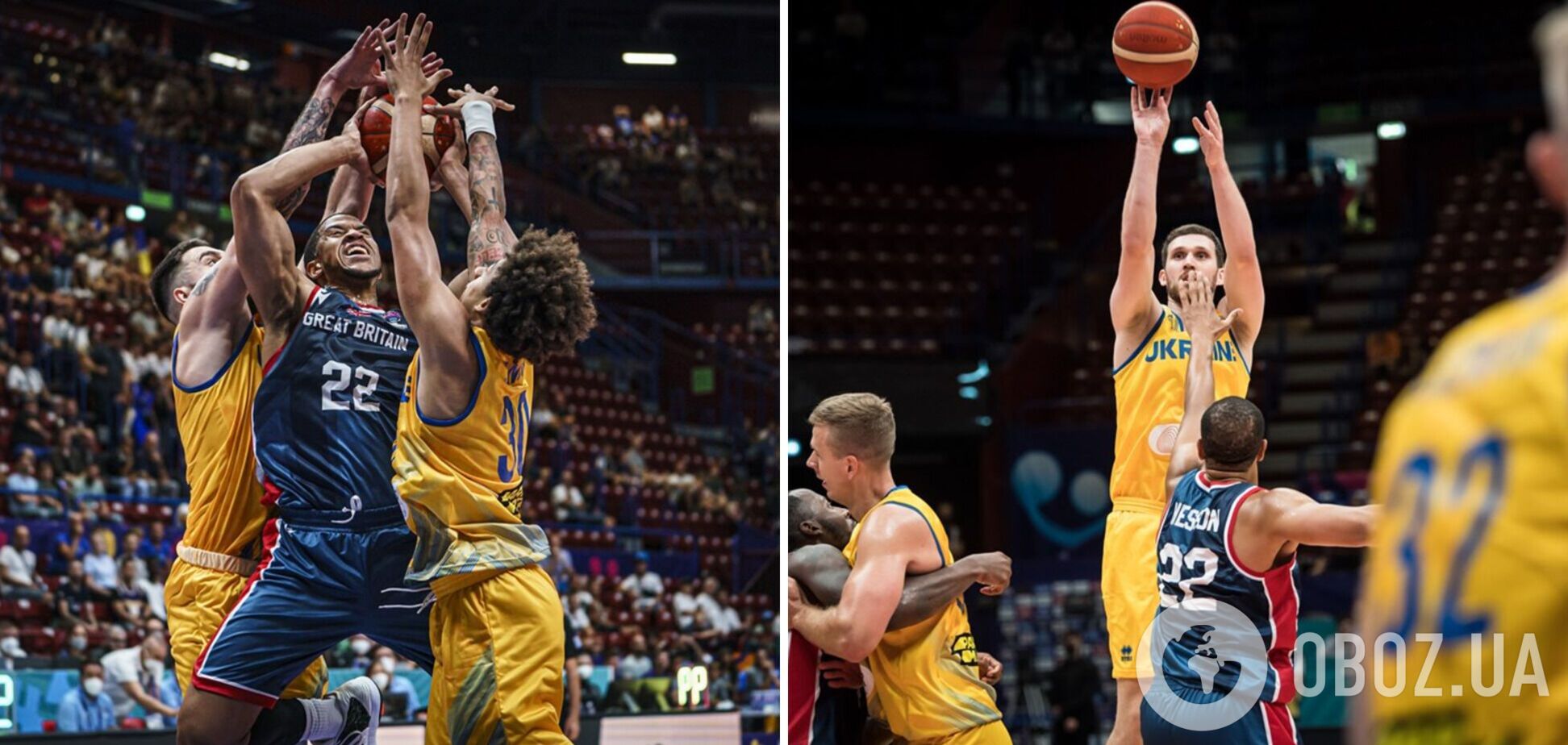 Украина с победы в 29 очков стартовала на Евробаскете-2022