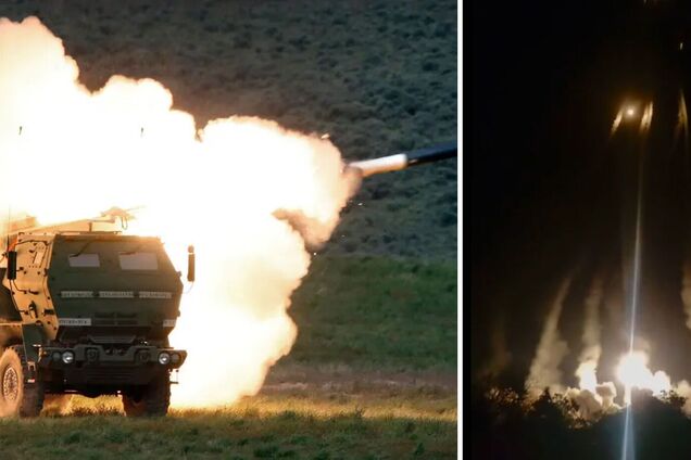 Робота HIMARS по російських окупатах