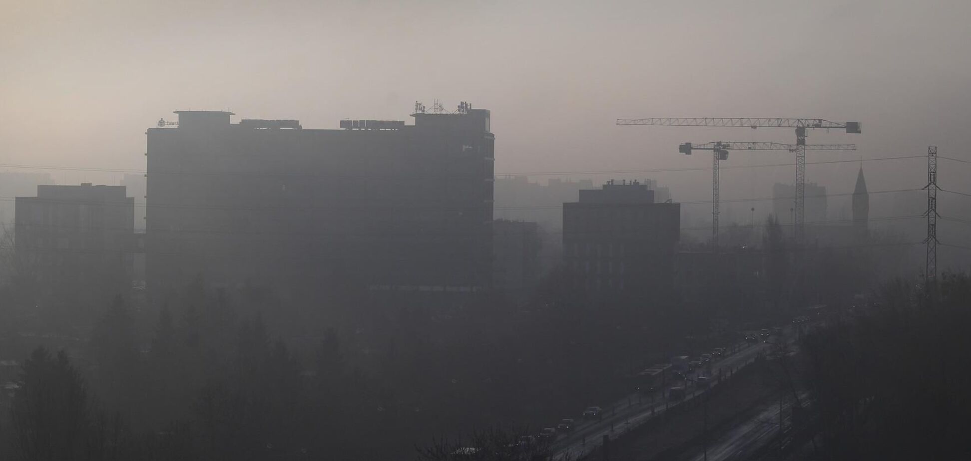 В Киеве сильно ухудшилось качество воздуха