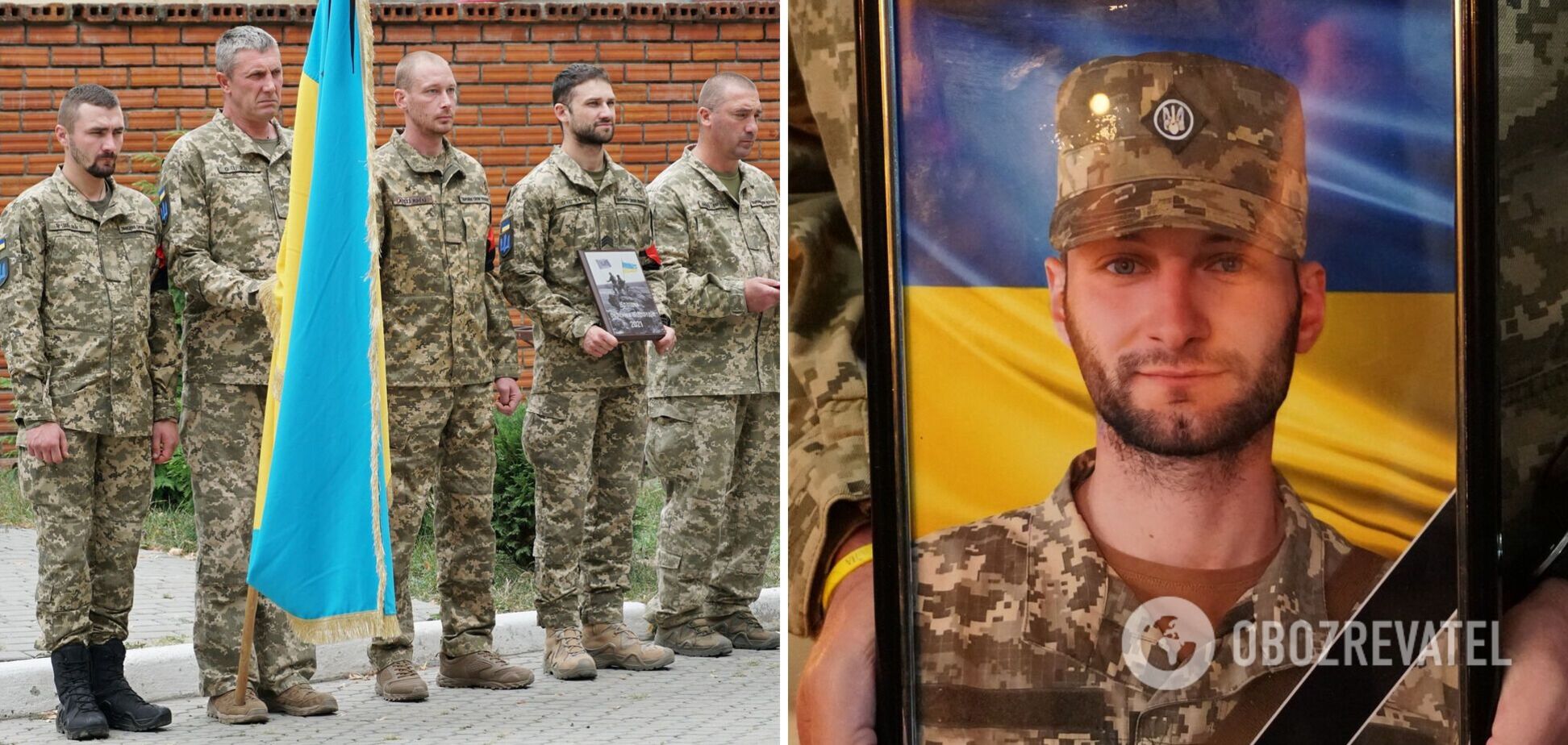 У Мукачеві провели в останню путь командира розвідроти 'Закарпатського легіону' Василя Бабича, який загинув на фронті. Фото