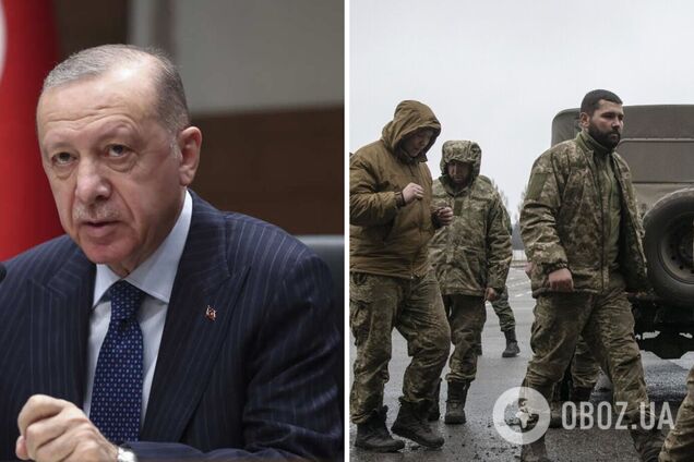 Ердоган заявив, що Україна та Росія домовилися про обмін 200 військовополонених