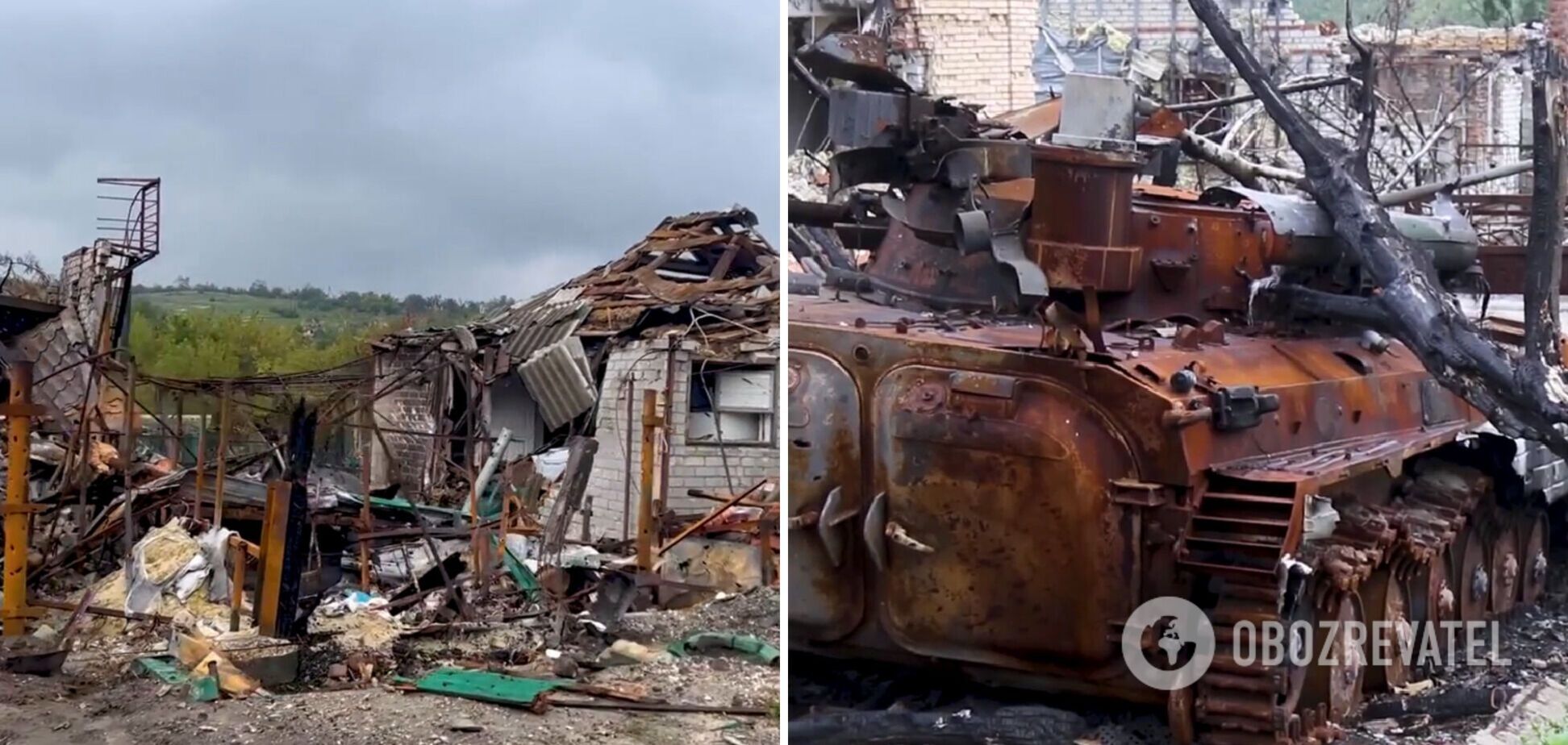 Оккупанты бросали все, убегая: освобожденное от врага Богородичное 'усеяно' вражеской техникой. Видео