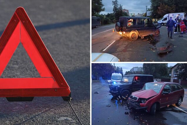 В результате авари пострадали два человека