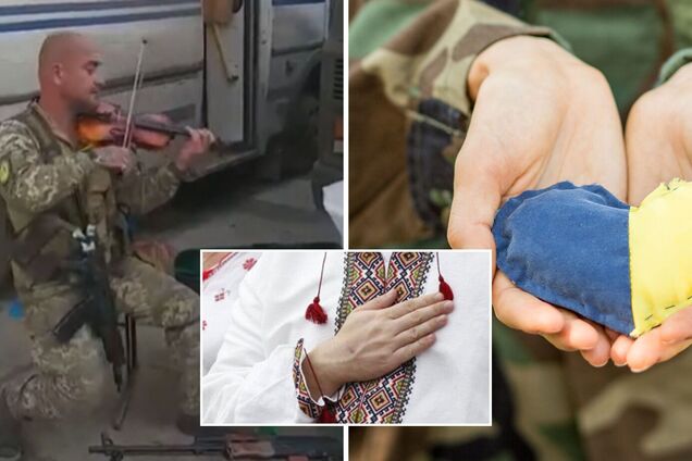 Воїн ЗСУ після бою знайшов серед речей окупантів скрипку і зіграв гімн України. Відео стало вірусним