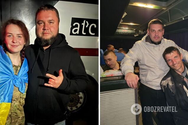 'Пташка' та ще декілька захисників 'Азовсталі' повернулися з російського полону: перші фото