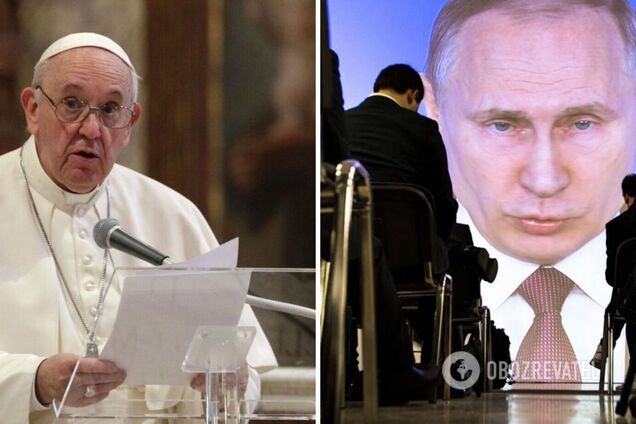 Папа Римський натякнув, що засуджує саме Путіна та його посіпак за злочини в Україні: Захарова відповіла істерикою