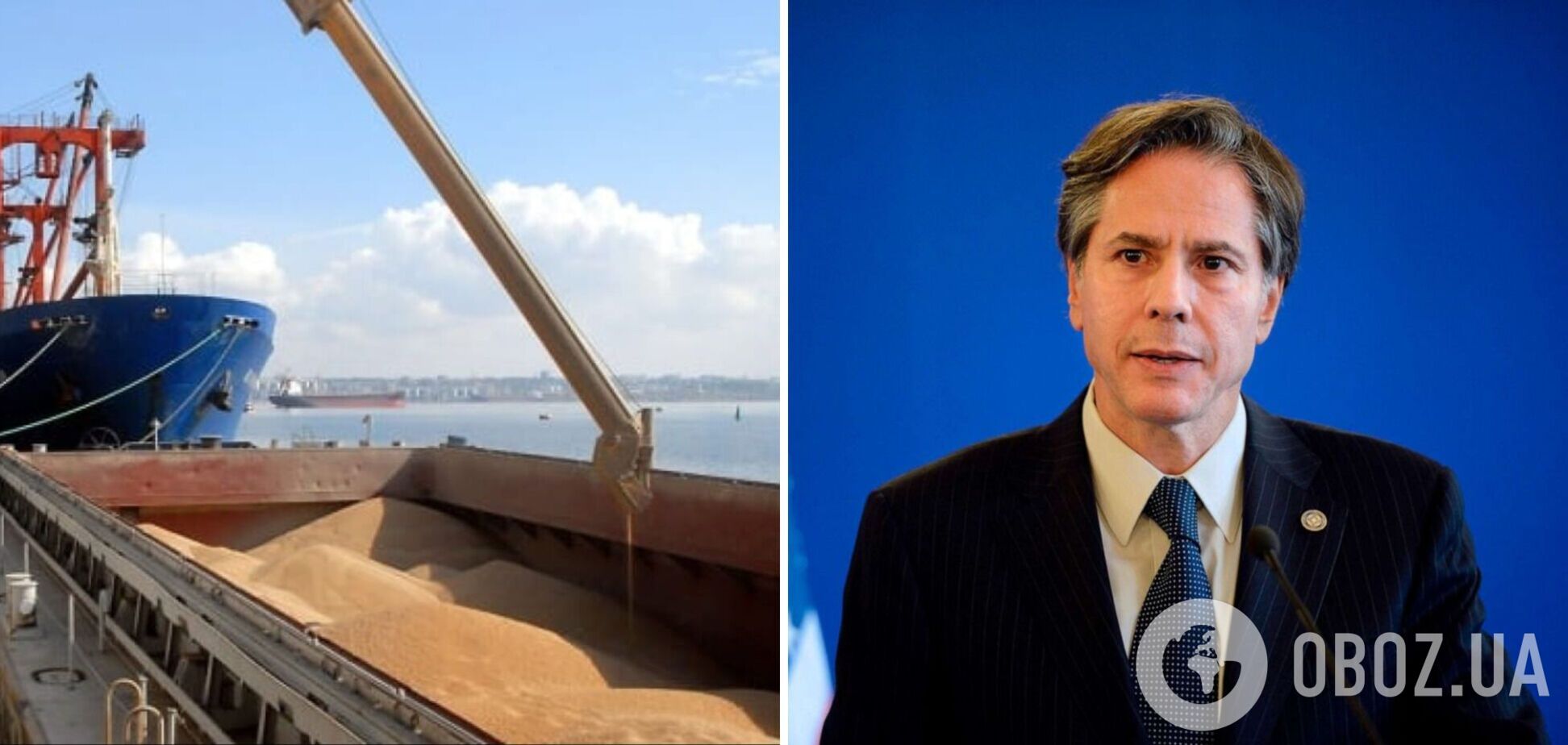 Блинкен призвал продлить 'зерновое соглашение'