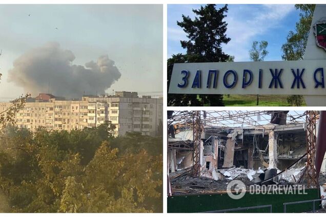 РФ випустила 9 ракет по Запоріжжю, одна влучила в готель: є загиблий, 6 людей дістали з-під завалів. Фото