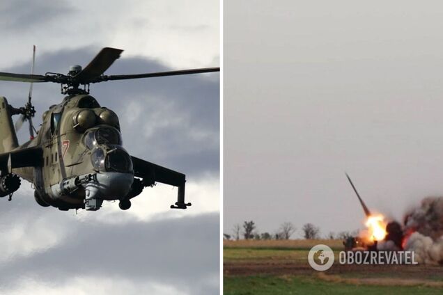 Враг получает мощный отпор: воины ВСУ сбили вражеский вертолет Ми-24