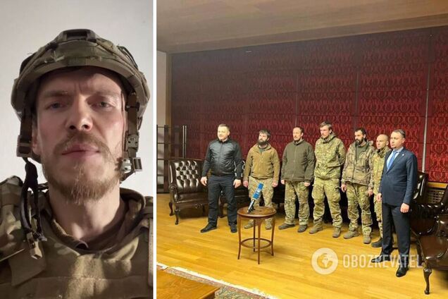 Командир полку 'Азов' Прокопенко і його заступник Паламар повернулися з полону: перші фото